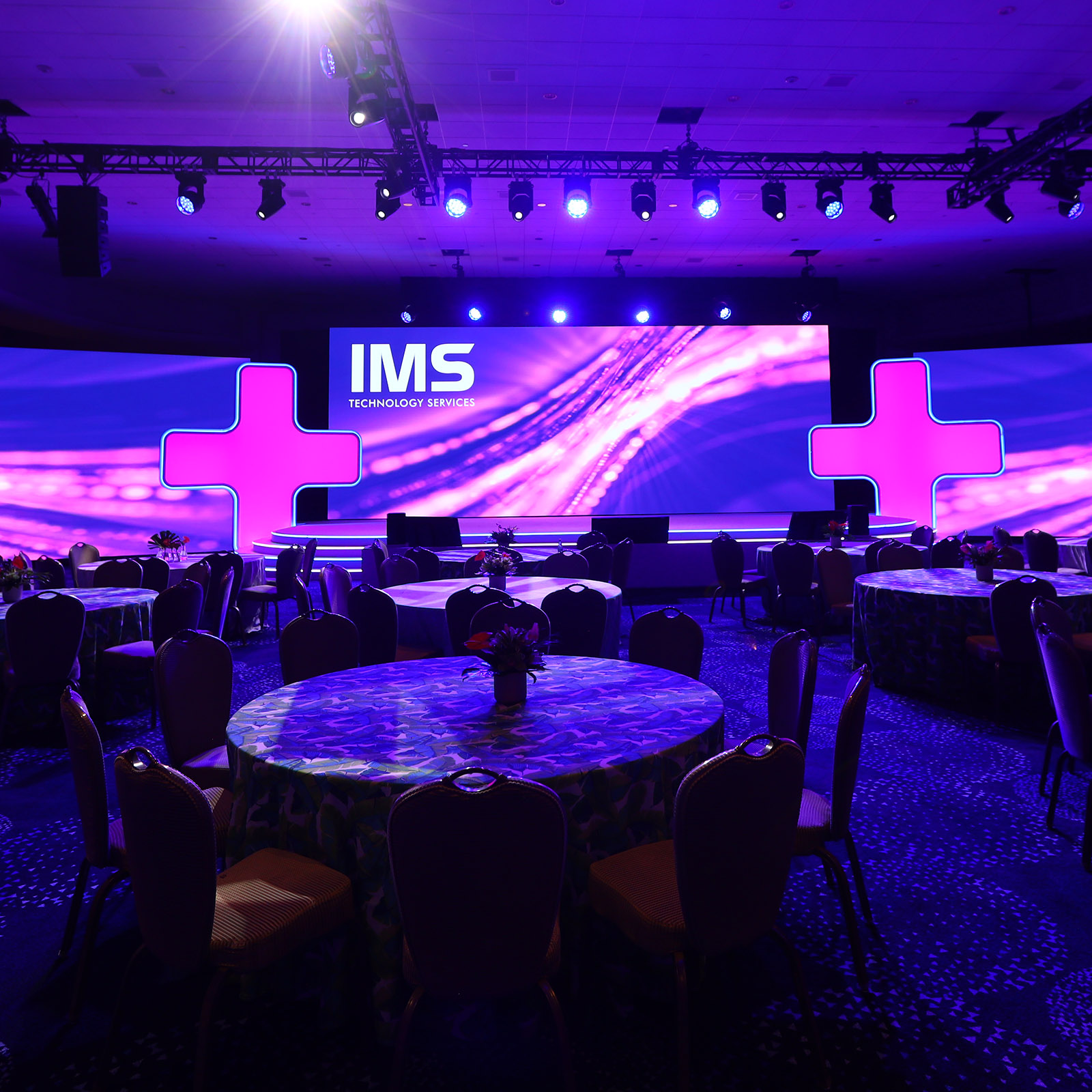 LED Wall vs. Projector for a General Session